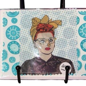 I Love Lucy Uniquely Sewn Greeting Card Retro Inspired